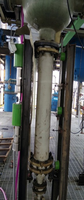 Na-22放射性儀表聚碳酸酯安裝現場(圖1)