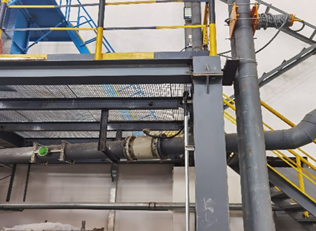 Na-22放射性儀表 金礦溢流管道密度測量現場案例(圖1)