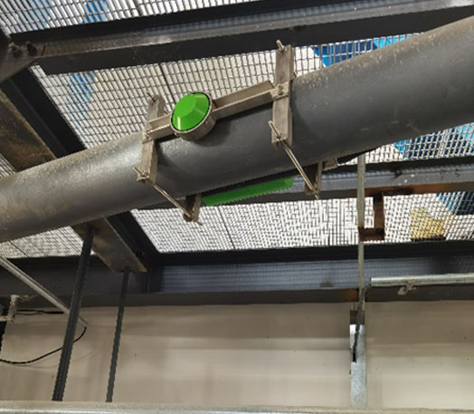 Na-22放射性儀表 金礦溢流管道密度測量現場案例(圖3)